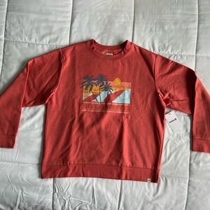 NWT Hurley - Sapphire Sun Girlfriend Fleece Crew Neck Sweatshirt